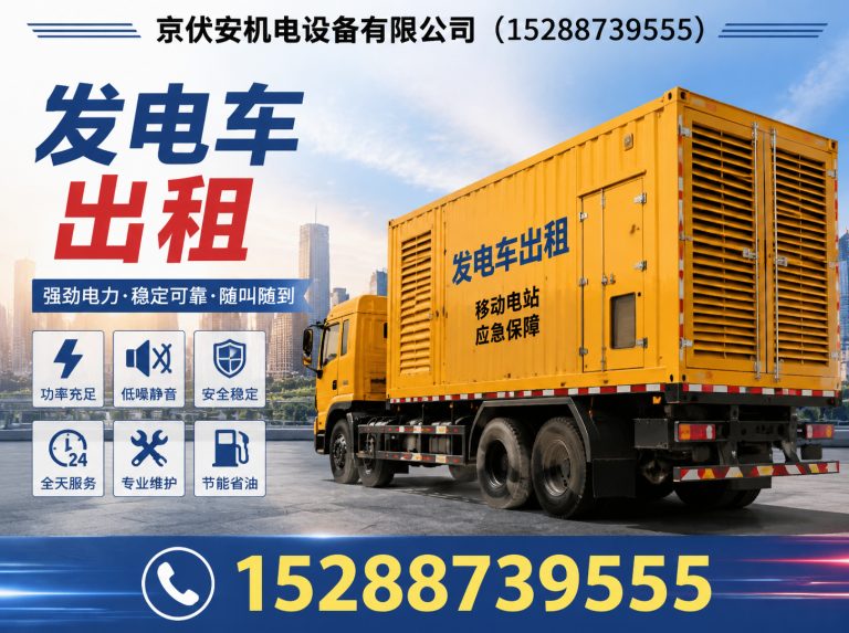 兰州发电车出租展示图