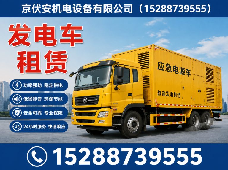 兰州静音发电车租赁展示图